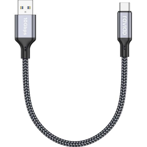 Cable USB C Charge Rapide USB 3.2 Gen 2 10Gbps, 0.3M Cable USB (1/5)