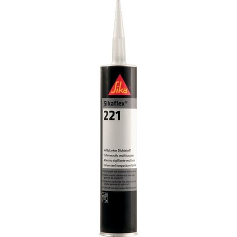 Polyurethandichtstoff Sikaflex®-221 300 ml stahlgrau Kartusche SIKA