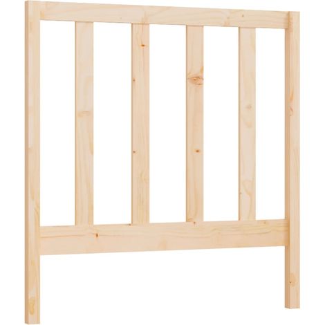 Cabecero complemento de dormitorio mueble 96 x 4 x 100 cm madera maciza de pino TDL0205878 (1/4)