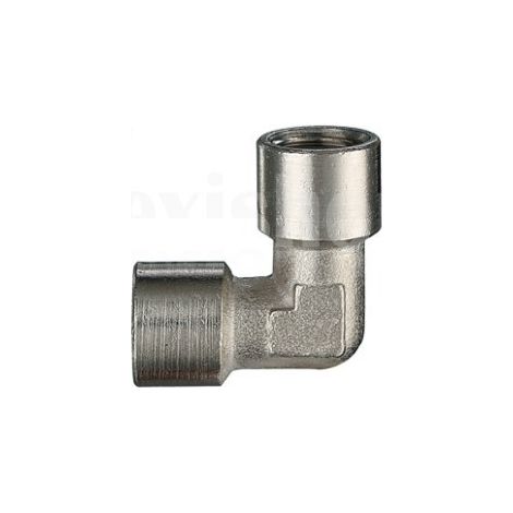 RACCORDO A L FILETTATO FF 1/8" 1/4" 3/8" 1/2" 3/4" 1/8"