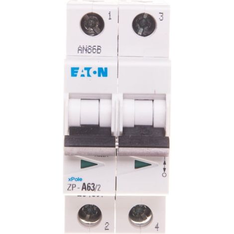 Interrupteur-sectionneur modulaire 63A 2P (déclenchement possible) ZP-A63/2 284907