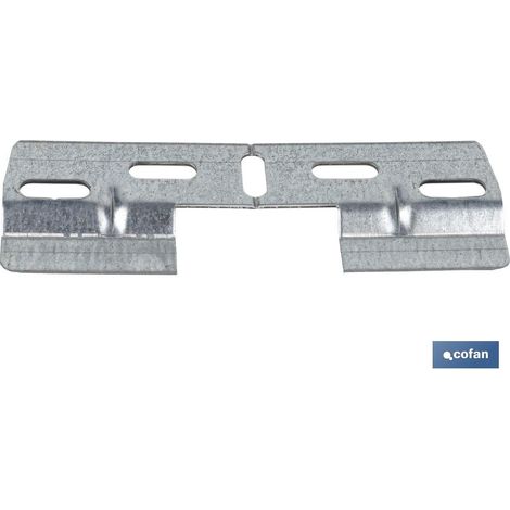 Placa Colgador Doble 130 mm Con Hueco 42 mm