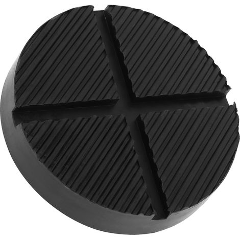 Adaptateur universel pour cric de sol, disque en caoutchouc amortisseur à fente pour point de levage, compatible avec voitures et SUV. (1/5)