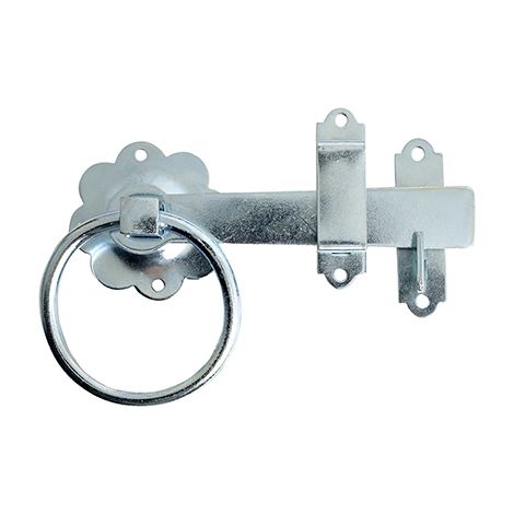 TIMCO Ring Gate Latch Plain Zinc - 6"