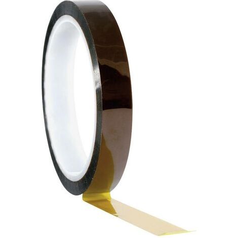 TOOLCRAFT 911XB1933C Nastro adesivo Poliammide (L x L) 33 m x 19 mm 1 pz. alta temperatura (1/2)