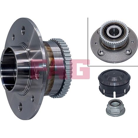 Kit de roulements de roue FAG 713 6309 80 NISSAN 4320200QAC 7701208075