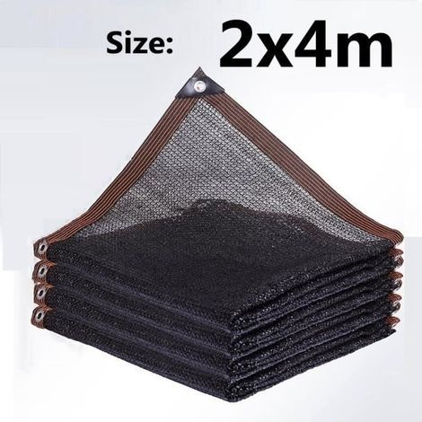Sonnensegel, UV-Schutznetz, schwarz, Sukkulenten, Sonnensegel, Schutzabdeckung – Typ 2 x 4 m (1/4)