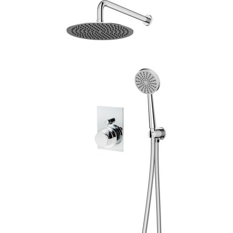 Presto Conjunto ducha empotrable 2 vías Chap cromo (1/2)