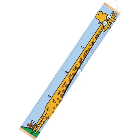 Toise Murale Forme De Girafe Avec Cadre Et Règle Pour Chambre Garçon Fille Pour Mesurer Garçon Fille (1/5)