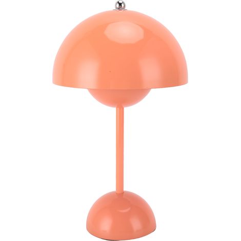 Lampe de table vintage LED sans fil rechargeable, lampe de chevet rose pour la maison ou la chambre à coucher (1/5)