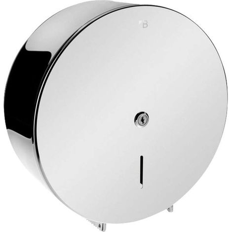 Sapho - Dispensador de papel higiénico, acero inoxidable brillante XP600 (1/2)