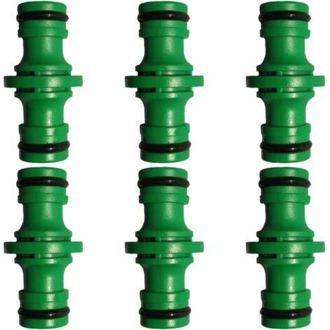 pièces double connecteur de tuyau, raccord de tuyau d'arrosage pour le lavage de voiture et tuyau d'arrosage connecter le tube (vert)-ARCAN (1/5)