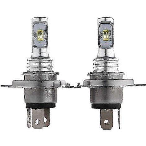 Kit d'ampoules LED H4 9003 HB2 pour phares, feux de croisement/route, 35 W, 4000 lm, blanc 6000 K