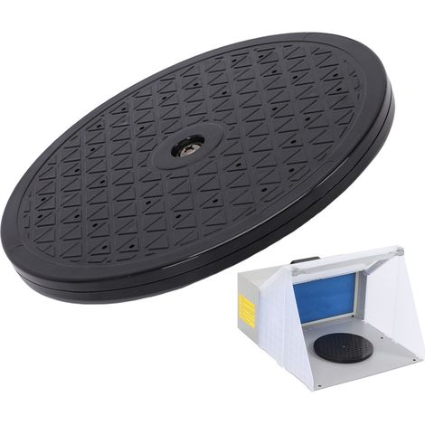 Plateau tournant à 360° pour aérographe, support de modèle de 19 cm de diamètre, accessoires pour cabine de loisirs créatifs, peinture au pistolet, sculpture, décoration de gâteaux HS-E13 (1/5)