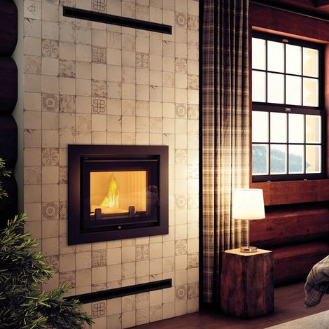 Wasserführender Kamineinsatz KRATKI ZUZIA DECO 12 kW Ø 200 (1/5)