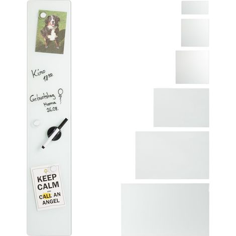 Magnettafel aus weiem glas 88