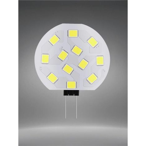 3 X Lampadina 12 Led Luce Bianca Lampada Slim Piastra Tonda G4 2 Watt (1/3)