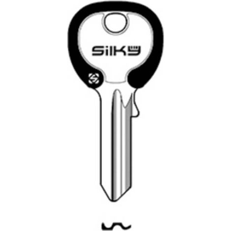 20 x SILCA UL053DZ CHIAVE PROFILO SILKY OTTONE