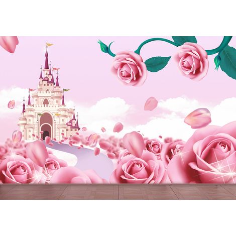 Papier peint panoramique Enfants - Château - 130 cm x 90 cm (1/2)