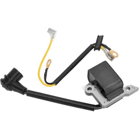 Bobine d'allumage haute tension pour tronçonneuse Husqvarna H137, en acier au silicium et ABS. (1/5)
