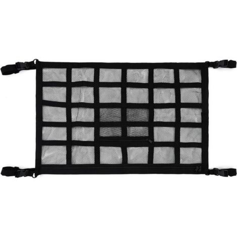 Filet De Rangement Pour Toit - 30 Compartiments - 70 x 50 cm - Universel Pour SUV Fourgonnettes Et Véhicules Tout-Terrain - 1 Pièce (1/4)