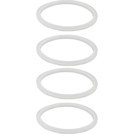 Eosnow 4PCS Wasserdestilliergerät-Dichtungsring Silikon-Hitzebeständigkeitsdichtungen Ersatzteile für Ersatz 4L