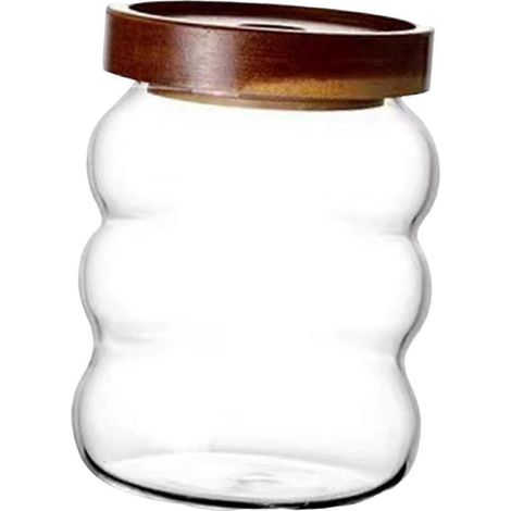 Bocaux de conservation, récipients, bocaux alimentaires hermétiques, boîtes de conservation pour le sucre et les céréales-550ML thread (1/5)