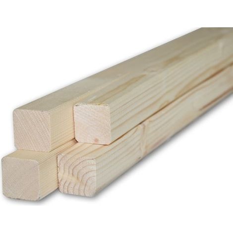 LISTELLO GREZZI IN ABETE 30 X 30 X 1000 MM