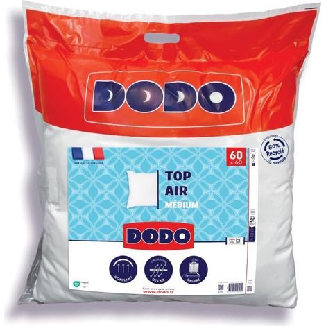 Pillow - DODO - MEDIUM TOP AIR - 60 x 60 cm - White (1/2)