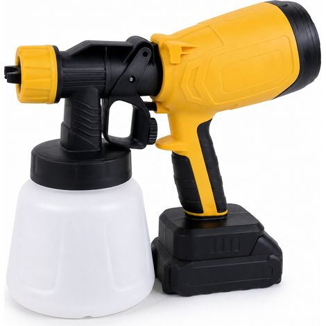 Portable High-Pressure Electric Paint Spray Gun Yellow (1/5)