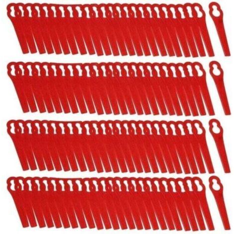 100er-Set Ersatz-Kunststoffklingen für Florabest Lidl FRTA 20 A1 Fat 18B3 FRT18A Trimklingen. (1/4)