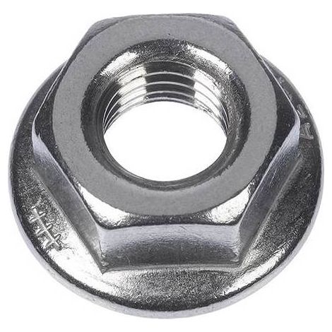 100 PIÈCES DOUILLES HEXAGONALES À BRIDE MU F EN ACIER Taille : M10 Clé 17 mm