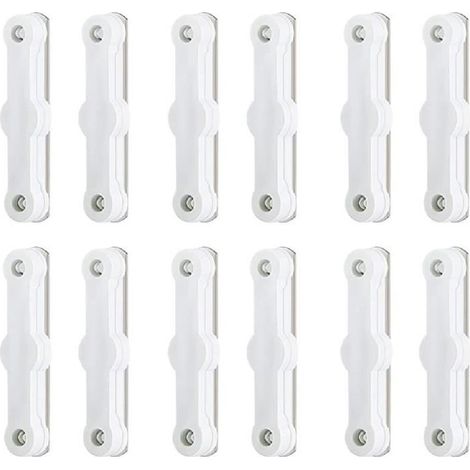 12Pcs Magnets for Secure Moustiquaires, Magnet Powerful for Mosquito Window, Clips Mosquito Door Window, Not Drilling (1/4)