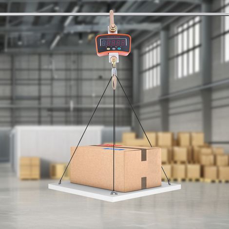 YISSALE-Balance digitale pour grues, 3000 kg, avec crochet, télécommande et affichage LED, alimentée par batterie (1/5)