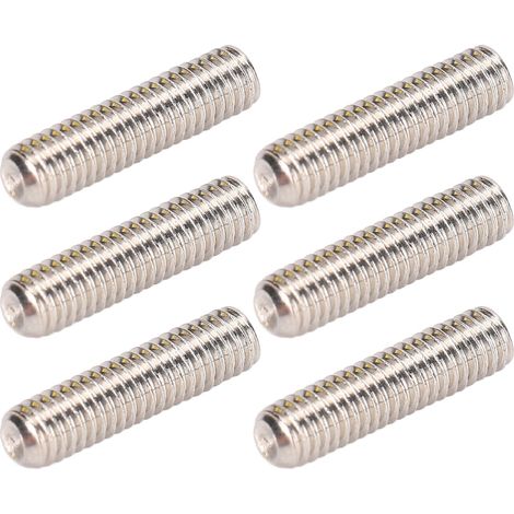 Lot de 50 vis sans tete acier inox A2-70 vis de pression DIN 916 boulonnerie M3x12 (1/5)