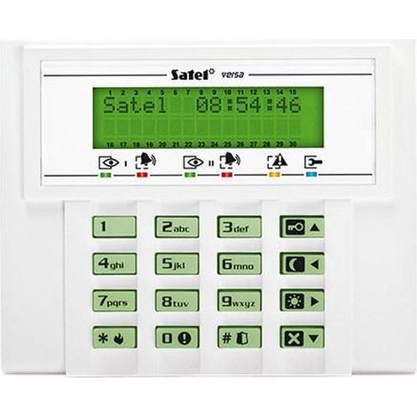 Satel VERSA-LCD-GR Manipulator Grau für Alarmanlagensystem (1/3)