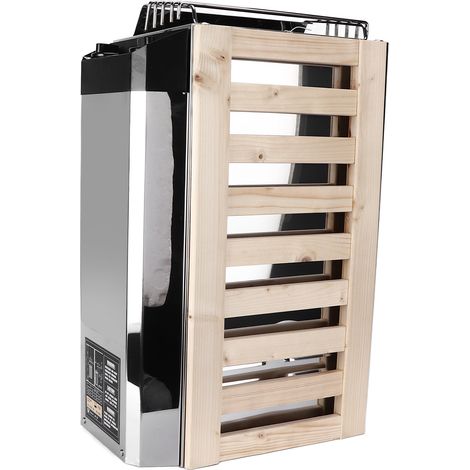 Poêle de Sauna 3kw en acier inoxydable, chauffage à contrôle interne, 110V, pour chambre à coucher et bureau (1/5)