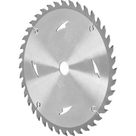 Lame de scie circulaire à denture alternée 10 pouces 40 dents pour le travail du bois dur et le liège (1/5)
