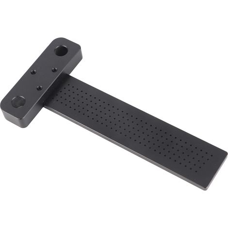 Règle de traçage pour le travail du bois T-160, règle en T en alliage d'aluminium, règle de traçage de trous, règle en T (1/5)
