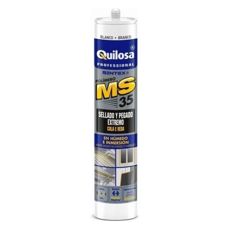 Adhesivo Sella Polim Blanco Sintex Ms-35 Quilosa 300Ml 61325