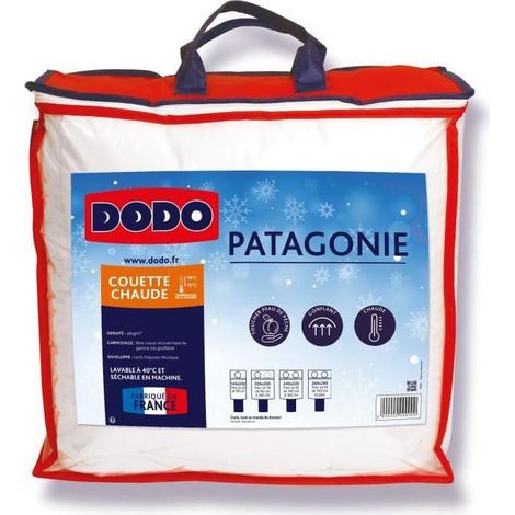 Dodo Wärmende Bettdecke Patagonie weiß 240x260 cm