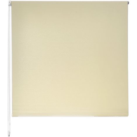 Verdunklungsrollo mit Thermobeschichtung Mini Blackout Thermo 110 x 150 cm Creme