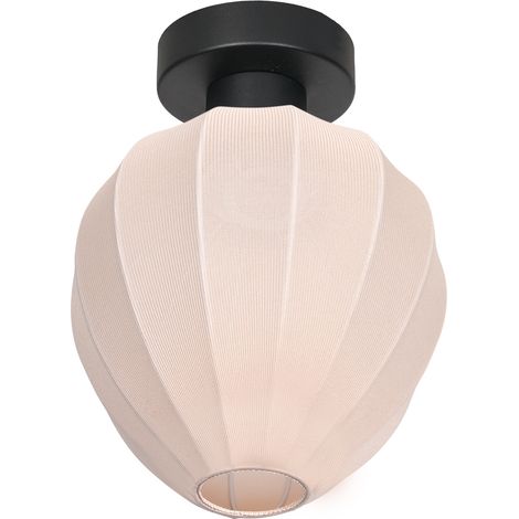 Steinhauer - plafón - Bloeba - beige - metal textil - E27 - (1/2)