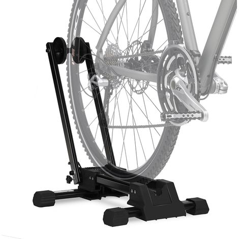 Wolketon 1x portabiciclette per parcheggi biciclette, casa o negozio di biciclette Espositore pieghevole per biciclette Non adatto per e-bike  Nero (1/5)