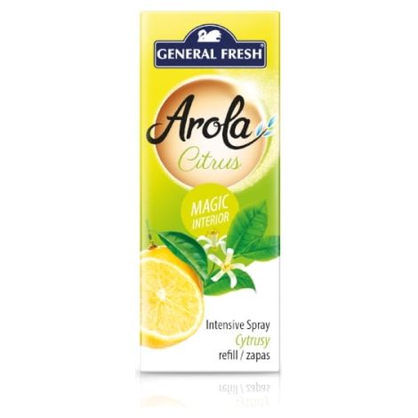 POL-HUN Arola 40 ml – Lufterfrischer Zitrusspray, Nachfüllpackung für Magic Cone