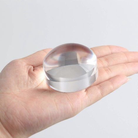 2" Magnifying Dome,Optical Acrylic, Portable, Paperweight, Reading Aid (1/5)