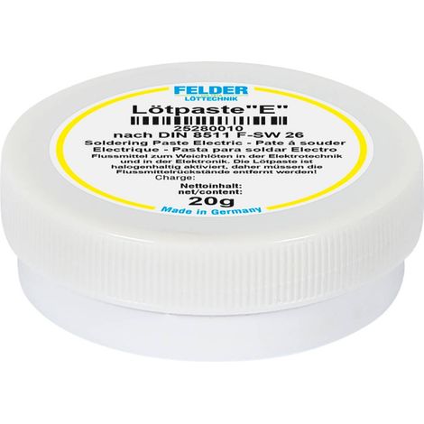 Felder ISO-Flux E Pasta saldante Contenuto 20 g