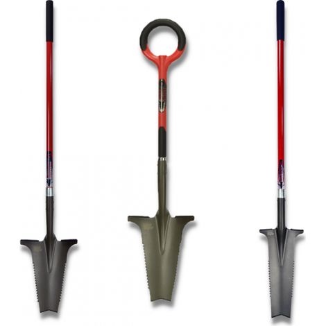 ROOTSLAYER - VENTEO - RootSlayer + Bêche de drainage à manche XL + Pelle à manche allongé XL - Lame tranchante