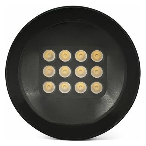 Faro TRAS-25 Lampada da incasso a terra da esterno a led nera 13º 3000K IP67 (1/5)