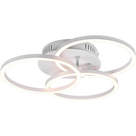 Plafonnier moderne LED CIRCLE blanc 43,5cm RL R62823131 (1/5)